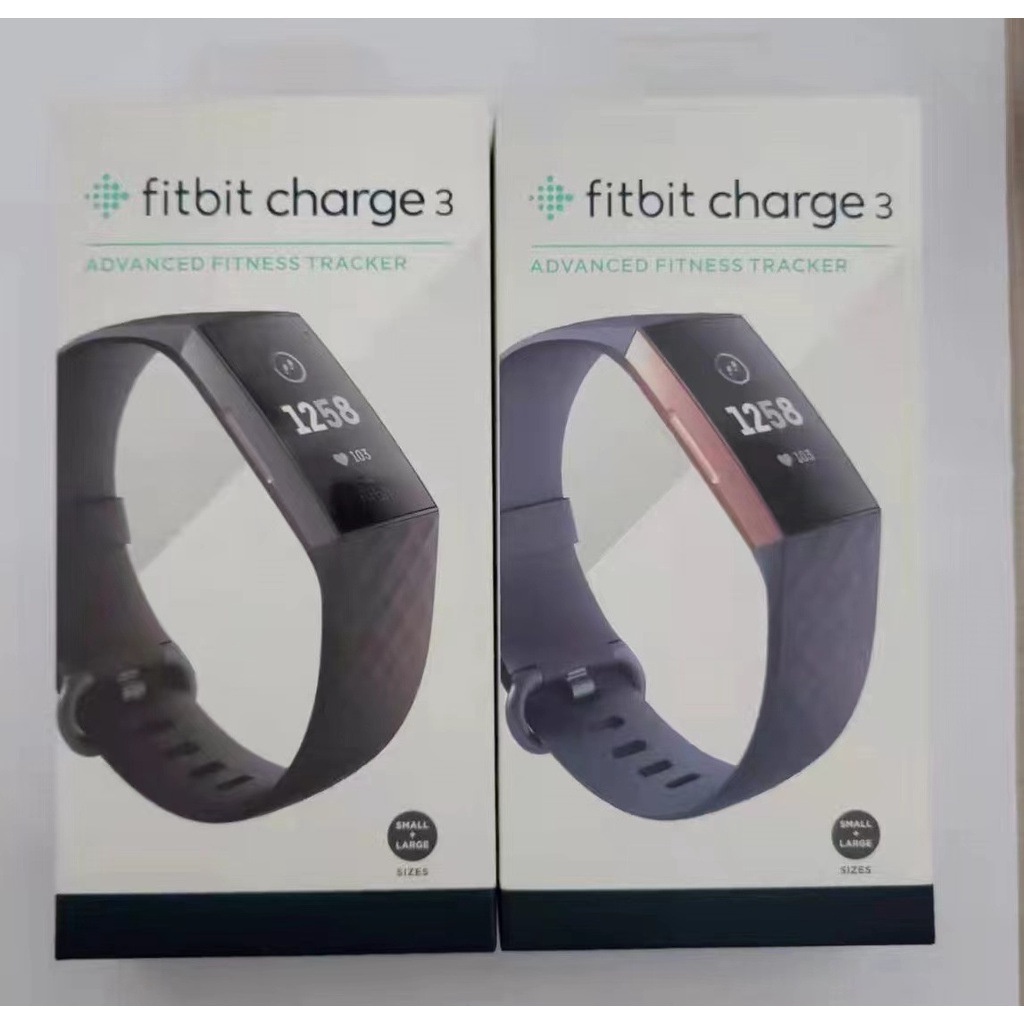 Smartwatch Google Fitbit Charge 3 con rilevamento della frequenza cardiaca, del sonno e dei passi, disponibile esclusivamente per l'estero._voghion.com