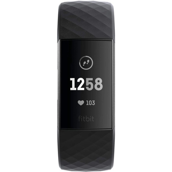 Smartwatch Google Fitbit Charge 3 con rilevamento della frequenza cardiaca, del sonno e dei passi, disponibile esclusivamente per l'estero._voghion.com
