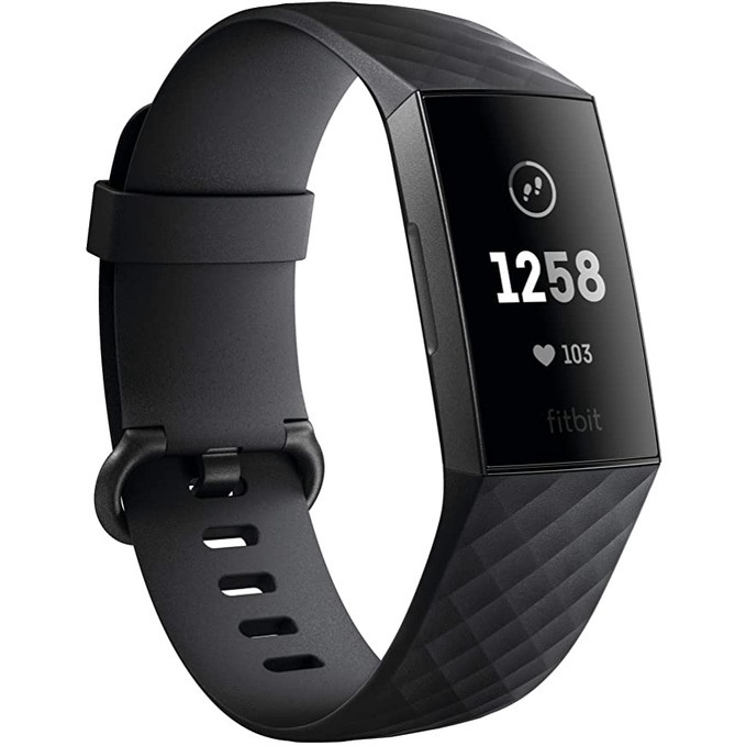 Smartwatch Google Fitbit Charge 3 con rilevamento della frequenza cardiaca, del sonno e dei passi, disponibile esclusivamente per l'estero._voghion.com