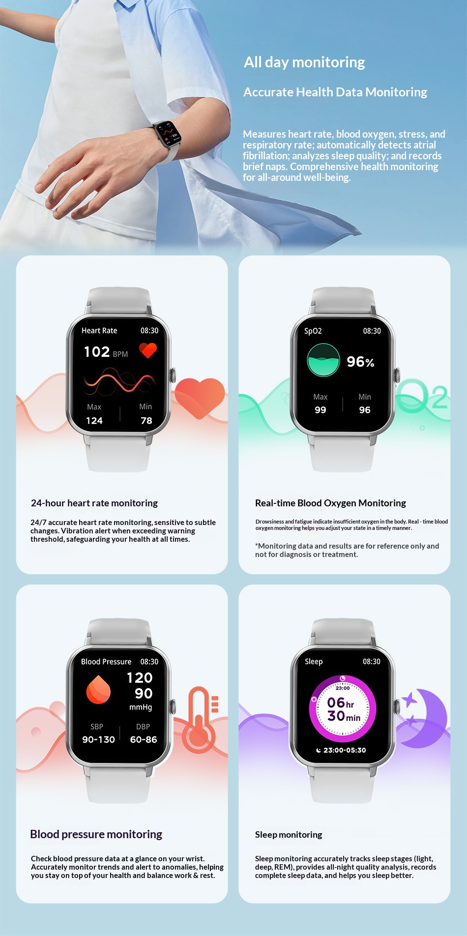 Awei H25 Smart Watch With Bluetooth Calling And Health Tracking_voghion.com