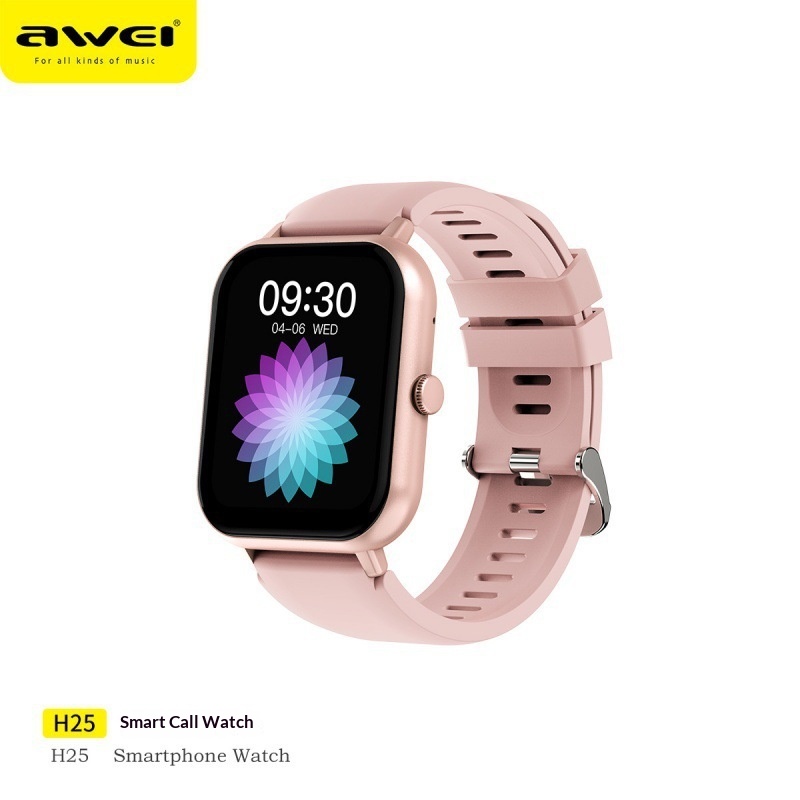 Awei H25 Smart Watch With Bluetooth Calling And Health Tracking_voghion.com