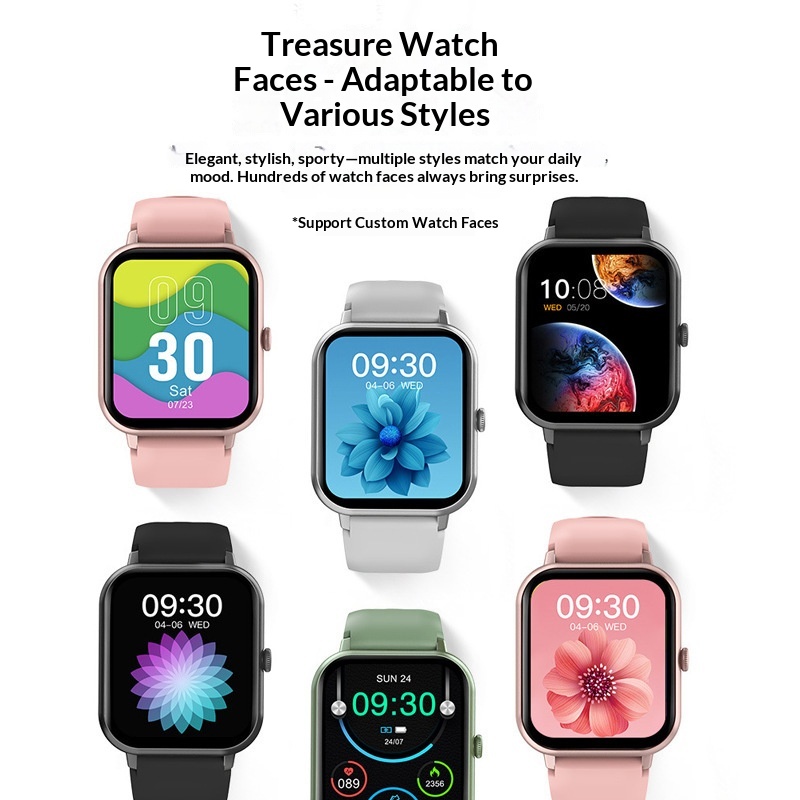 awei H25 Sports Smart Watch With HD Large Screen, Mobile APP Interconnection, Bluetooth Phone, Health Bracelet_voghion.com