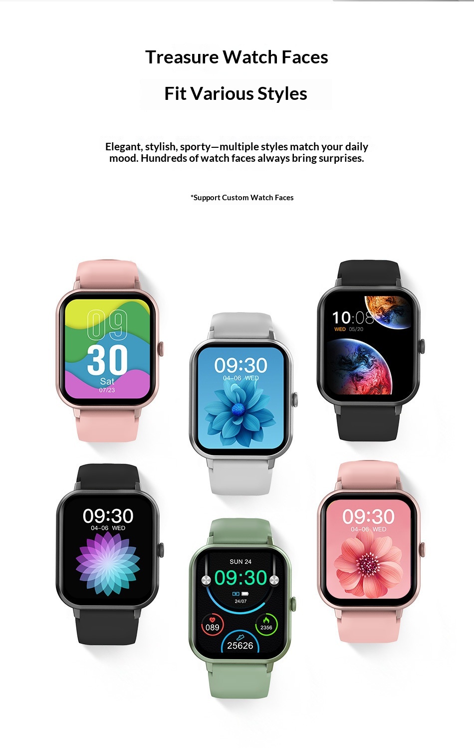 Awei H25 Smart Watch With Bluetooth Calling And Health Tracking_voghion.com