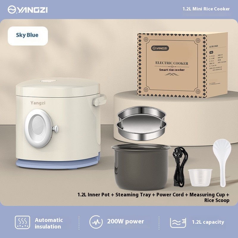 German Zemkon 1.2L Rice Cooker Small 1-2 Person Home Dormitory Smart Mini One Person Rice Cooker_voghion.com