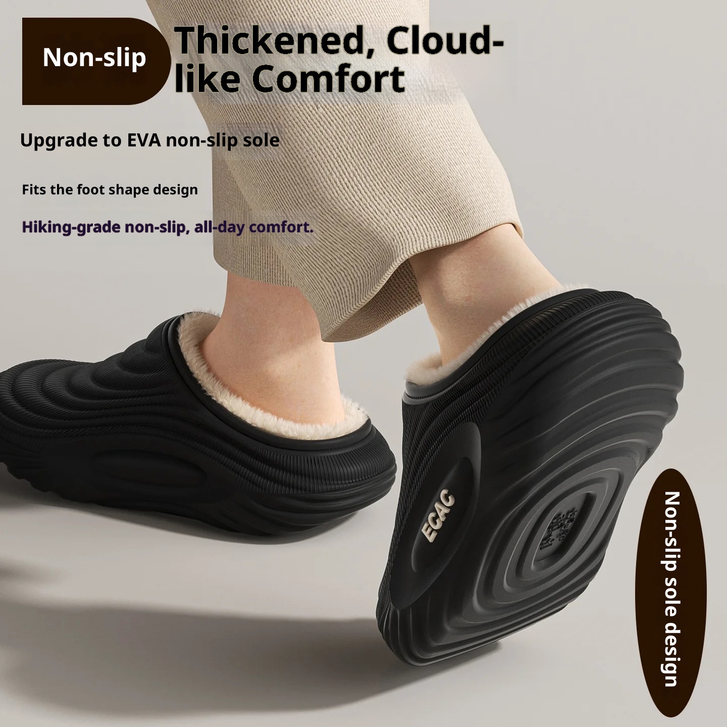 Winter Women Slippers Indoor Leather House Waterproof Warm Home Fur Slipper Male Room Plush Fuzzy Outdoors Non Slip Flat Shoes_voghion.com