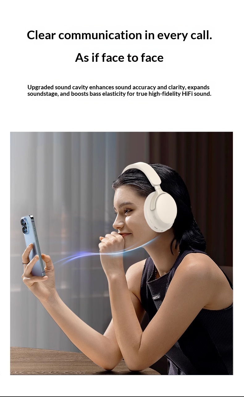 Neue Bosee/P55 ULTRA Kopfhörer mit 3D-Stereo-Ohrpolstern, kabelloser Geräuschunterdrückung und Bluetooth für den Außenbereich, Geschenkidee_voghion.com