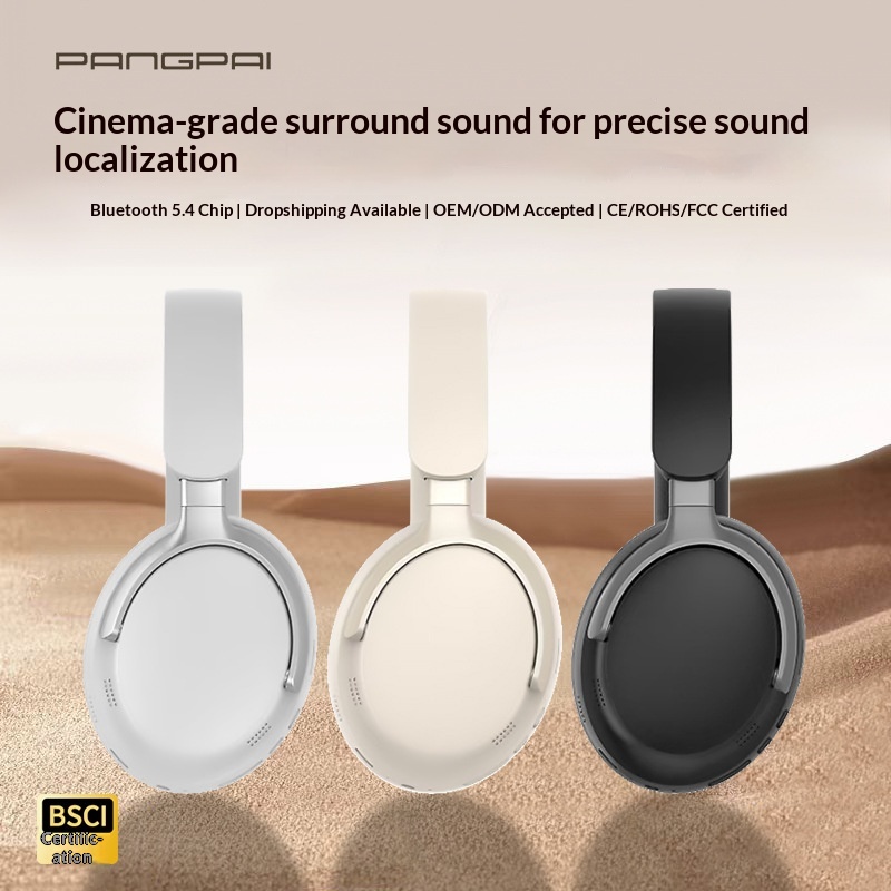 Neue Bosee/P55 ULTRA Kopfhörer mit 3D-Stereo-Ohrpolstern, kabelloser Geräuschunterdrückung und Bluetooth für den Außenbereich, Geschenkidee_voghion.com