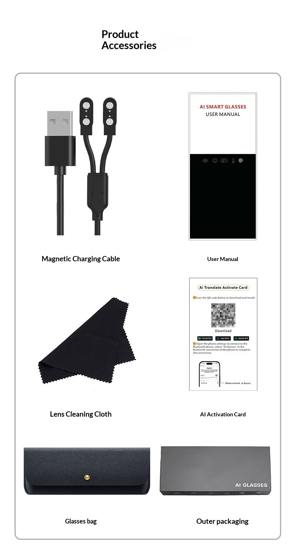 Smart Glasses Frameless Myopia Presbyopia Bluetooth Audio Color Changing Smart Glasses_voghion.com